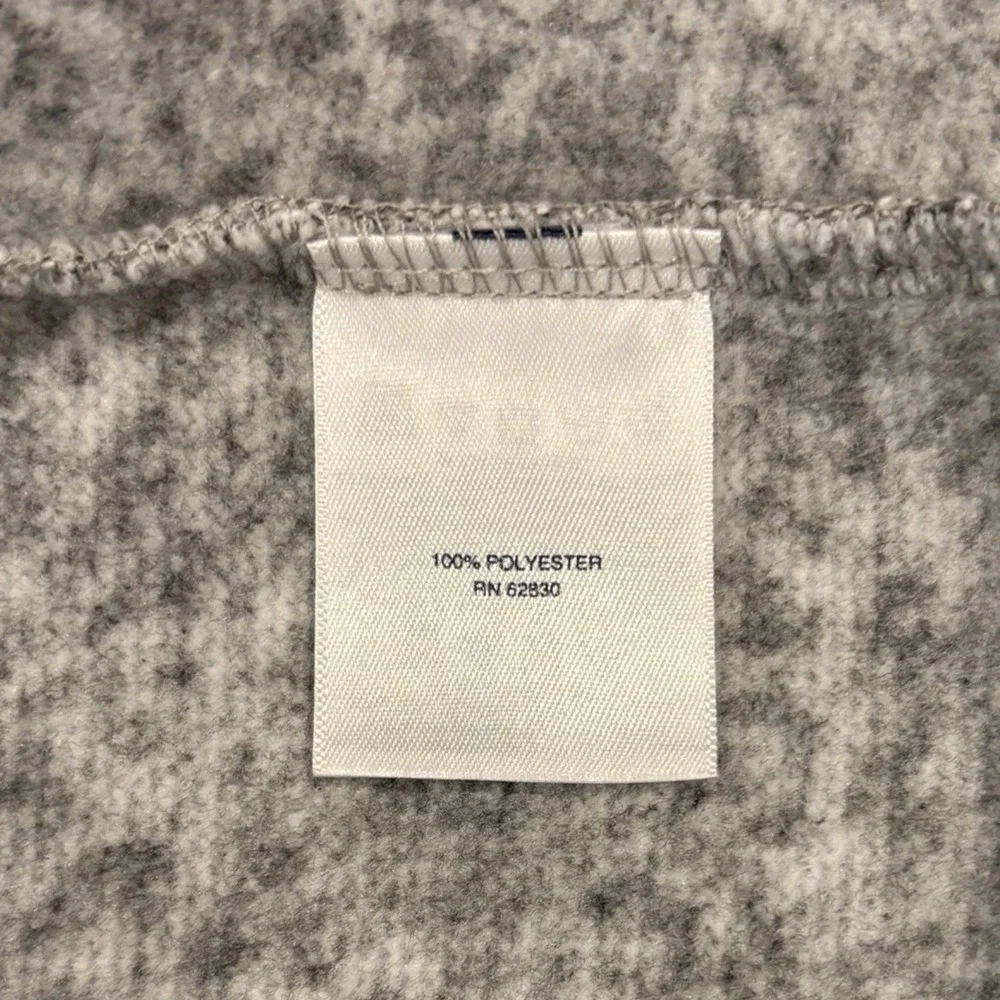Lands' End Gray Herringbone Fleece‎ Jacket – Women's Small